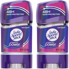 Speed Stick 48HR Terlemeyi Önleyici Deodorant Jel Fresh Füzyon 2,30 Oz (2'li Paket)