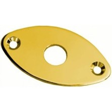 Jp1/gd Oval Metal Jack Plate (Gold)