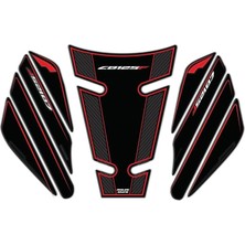 CB125F 2023-2024 Uyumlu Kırmızı Siyah Tank Pad Koruyucu Seti