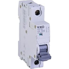 10VTB-1C25 Otomatik Sigorta 10KA C Tipi 1 Kutup 25A