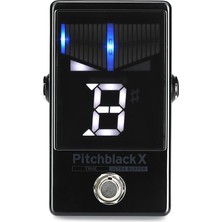 Pitchblack x Serisi - Pb-X Gitar Kromatik Akort Cihazı Pedalı - Siyah