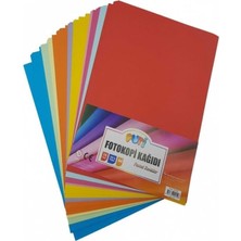 A4 Renkli Fotokopi Kağıdı 10 Renk 100'LÜ Paket 00596