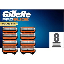 Proglide Power Tıraş Bıçağı, 8 Yedek Bıçak, Islak Tıraş Makineleri Için, Erkekler Için, 5 Kat Bıçak Ağzı