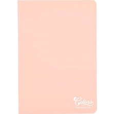 Colors A5 60 Yaprak Çizgili Defter, Somon