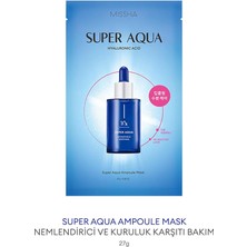 10 Farklı Hyalüronik Asit Kompleksi Içeren Nemlendirici Yaprak Maske Super Aqua Ampoule Mask, 6658