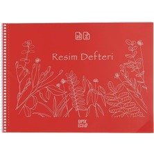 185578 Resim Defteri 25X35 Eko Spiralli 25 Yaprak 4956, Asorti