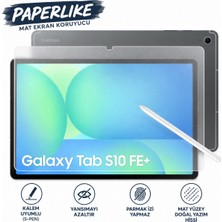 9H Samsung S10 Fe Plus 13.1 Inç Uyumlu Paperlike Mat Ekran Koruyucu Nano Kağıt Hissi