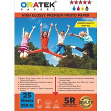 103 L3550 Evertday Premium Parlak 13X18CM Fotoğraf Kağıdı 260 GR25 Adet, Beyaz