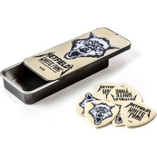 Dunlop Hetfield'ın Beyaz Dişi Özel 1.0mm Akış Gitar Seçim Kalay (PH122T100)