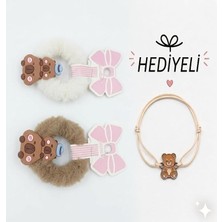 Lastik Toka Seti – Yumuşak Dokulu, Saçı Yormayan, Günlük Kullanıma Uygun Saç Lastiği (Pembe)