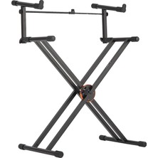 KS-510 / Profesyonel x Çift Katlı Klavye Standı