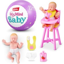 Surprise My Mini Baby Series 2 By Zuru, Koleksiyon Gizemli Kapsül, Kız Oyuncağı, Gerçekçi Minyatür Bebek, Oyun Seti ve Aksesuarları (Tek Kapsül)