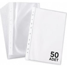 Adet A4 Şeffaf Dosya Föy Poşet Dosya