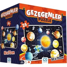 Games 24 Parça Gezegenler Maxi Boy Eğitici Puzzle - 5026