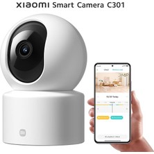 Smart Camera C301 2k 360 Derece Gece Görüşlü Ip Wi-Fi Güvenlik Kamerası (Xiaomi Türkiye Garantili)