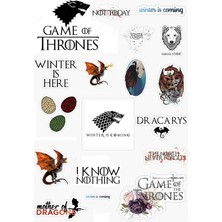 Of Thrones 20'li Özel Tasarım Sticker Seti
