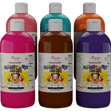 Rose Tamamlayıcı Renkler Parmak Boyası 6'lı Set 6X500 gr
