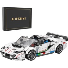 687 Supercar Reobrix Kelepçe Blokları Teknolojisi, 382 Adet Moc Araba Spor Araba Yapı Taşları, Altı Yaş ve Üstü Çocuklar Için Uygun Oyuncak Yapı Taşı Araba, LEGO ile Uyumlu
