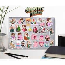 Falls Esrarengiz Kasaba Seri 1 Sticker Telefon Laptop Notebook Tablet Defter Matara Etiket