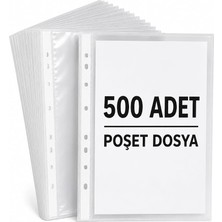 Adet A4 Şeffaf Dosya Föy Poşet Dosya