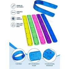 Cetvel Kırılmaz Cetvel 30 cm Karışık Renkler