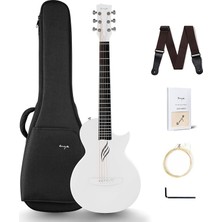 Nova Go Wh Beyaz Renk Akustik Gitar