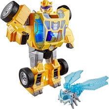 Cyberworld Bumblebee Power Spark, Energon Dalgalanması | Sesli ve Işıklı 28 Cm'lik Aksiyon Figürü | Robottan Araca Hızlı Dönüşüm | 6 Yaş ve Üzeri