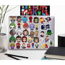 Marvel Avengers Sticker Telefon Laptop Notebook Tablet Defter Matara Stiker Etiket