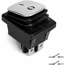250V On-Off Anahtar Yüksek Akım Kcd4 4 Pin Buton IP67 Su Geçirmez LED Işıklı Rocker Switch DVM.101.115