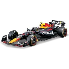 Verstappen Red Bull RB19 Version Dünya Şampiyonu 2023 Formula 1 F1 - Ölçek 1/24 23 cm Model Araba Diecast Bburago 18-28030-1