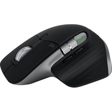 Mac Için Mx Master 3s Performans Kablosuz Mouse, 8.000 Dpı, Apple ve iPad Için, Sessiz, Ergonomik, Ultra Hızlı Kaydırma, Çoklu Cihaz Özelliği, Bluetooth, Siyah