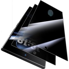 - Samsung ile Uyumlu Galaxy S24 Ultra Privacy Hayalet Ekran Koruyucu Cam Tempered Hard Glass Hd Full Kaplar