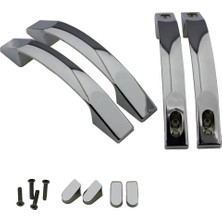 Ay Kulp 14-16 cm Ayarlı Krom Duşakabin Cam Kapı Kulpu Duş Kabin Tutamak