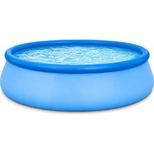 Büyük Boy Şişme Havuz, 3.66 Metre Çaplı Jumbo Aile Havuzu, 3 Katmanlı Dayanıklı Pvc Uv Güneşe Dayanıklı, Yetişkin Çocuk Ev Balkon Bahçe Yazlık Aile Kullanımı Için Mega Büyük Boy Şişme Havuz