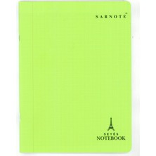 Seyes Defter 24X32CM 48 Yp. Plastik Kapak (Yeşil)