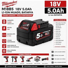 M18B5, 48-11-1850, 2904-20, 2953-20 ile Uyumlu Muadil Matkap Bataryası