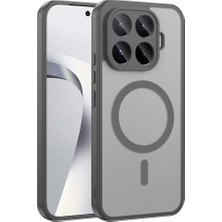 Xiaomi 17T Pro Ile Uyumlu Kılıf Magsafe Manyetik Kablosuz Şarj Uyumlu Mi 17T Pro Için Kilif Z-Babet Gri