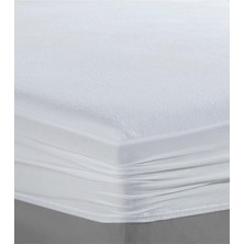 Tekstil Su Geçirmez Sıvı Geçirmez Yatak Koruyucu Yatak Alezi Beyaz 120 x 200