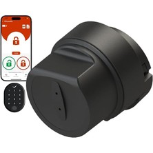 Utopic Rxe Akıllı Kilit, Ios/android Uyumlu, Çelik Kapılar Için, Rozete Montajlı, Delme Biçme ve Değiştirme Olmadan Kolay Montaj (Utopic Rxe + Parmak Izi)