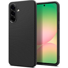 Galaxy A56 ile Uyumlu Kılıf Liquid Air Kaymaz Dokulu Yüzey Siyah Kapak - ACS09291 (Spigen Tr Garantili)