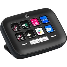 Stream Deck Neo (Siyah) - 8 Özelleştirilebilir Tuş, 2 Dokunmatik Nokta, Görevler ve Iş Akışları ile Hız - Kontrol Word, Excel, Powerpoint, Takımlar, Yakınlaştırma, Spotify ve Daha Fazlası - Mac