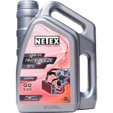 3 Lt Long Life Organic Antifreeze Kırmızı-37 Yarı Konsantre - Ntx Cwr 0337