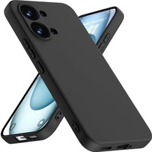 Eye - Xiaomi Poco X8 Pro Max ile Uyumlu Kılıf Lansman Kamera Korumalı Içi Kadife Yumuşak Renkli Silikon Mat Hisli - Siyah