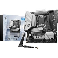 B760M Project Zero Intel LGA1700 Ddr5 7800+(OC) Mhz Matx Anakart