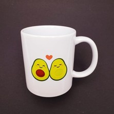 Avokado Çift Baskılı Kupa Bardak