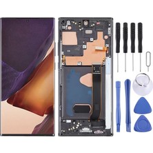 Note 20 Ultra Uyumlu LCD Ekran Dokunmatik Full Çıtalı OLED Siyah SM-N985 SM-N986