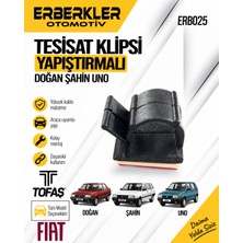 ERBERKLER Tesisat Klipsi Yapıştırmalı Doğan Şahin Uno