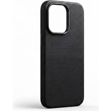 Dokuma Case ] iPhone 15 ile Uyumlu Tech Mikro Dokuma Manyetik Özellikli Animasyonlu Premium Içi Kadife Telefon Kılıfı (Siyah, 15)