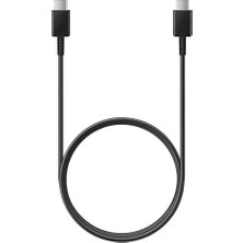 Uyumlu USB Type-C - USB Type-C Kablo Type C Kablo Siyah