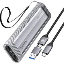 Alüminyum M.2 Nvme SSD Muhafaza, USB 3.2 Gen 2 (10 Gb/sn) - Aletsiz Nvme Pcı-E M.2 SSD Kılıf, M/b&m Tuşları Için Uasp Desteği Boyut 2230/2242/2260/2280
